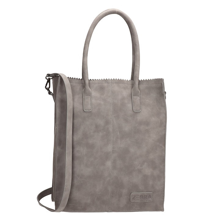 Zebra Trends - Natural Bag Damestas XL - Kartel Rosa Grijs