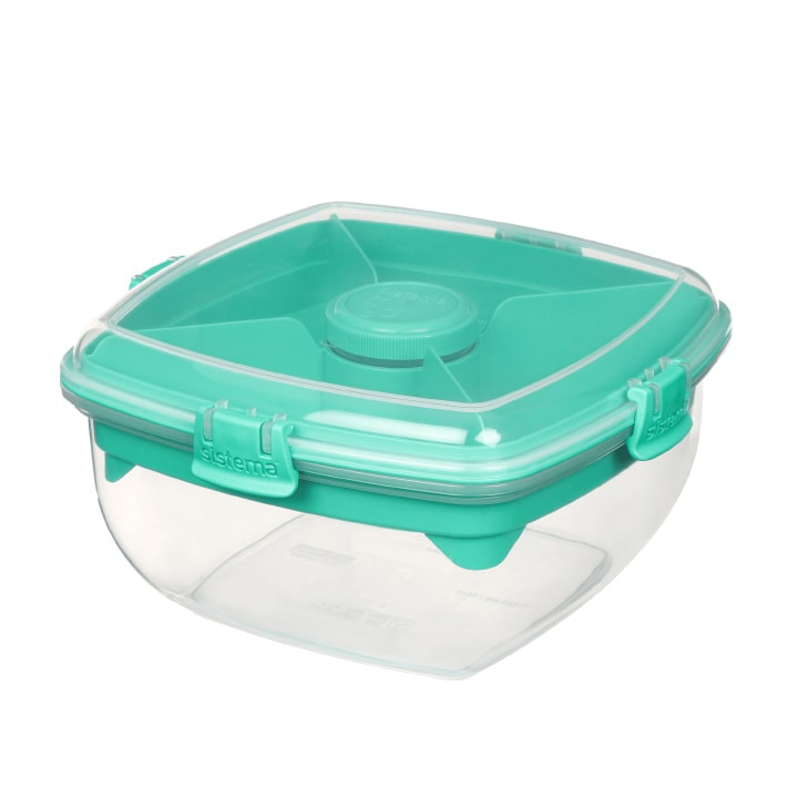 Sistema TO GO - Salad Max Lunchbox - 1.630 ml Minty Teal