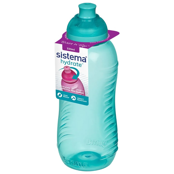 Sistema Hydrate - Squeeze Drinkfles - 330 ml Minty Teal