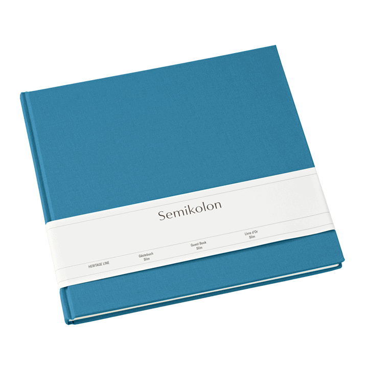 Semikolon - Gastenboek - Blauw