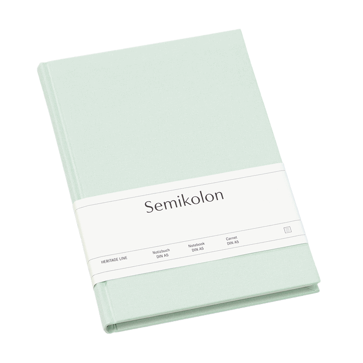 Semikolon - Notitieboek A5 - Lichtgroen