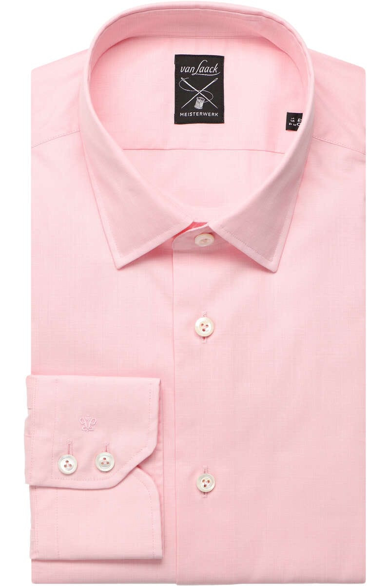 van Laack Meisterwerk Tailor Fit Overhemd roze, Effen