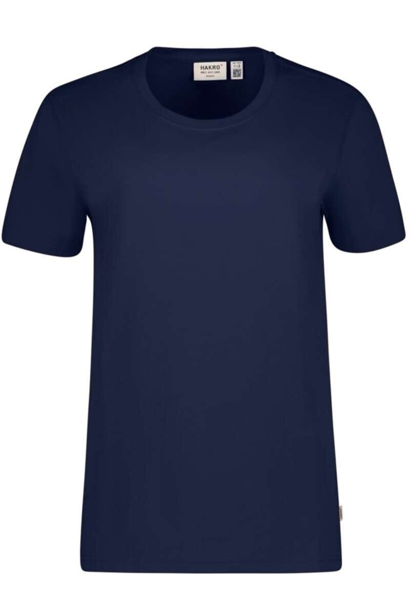 HAKRO Organic Regular Fit T-Shirt ronde hals inkt, Effen