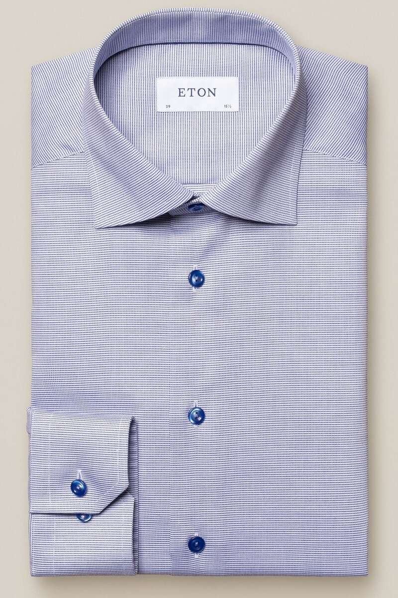 ETON Contemporary Fit Overhemd blauw, Effen