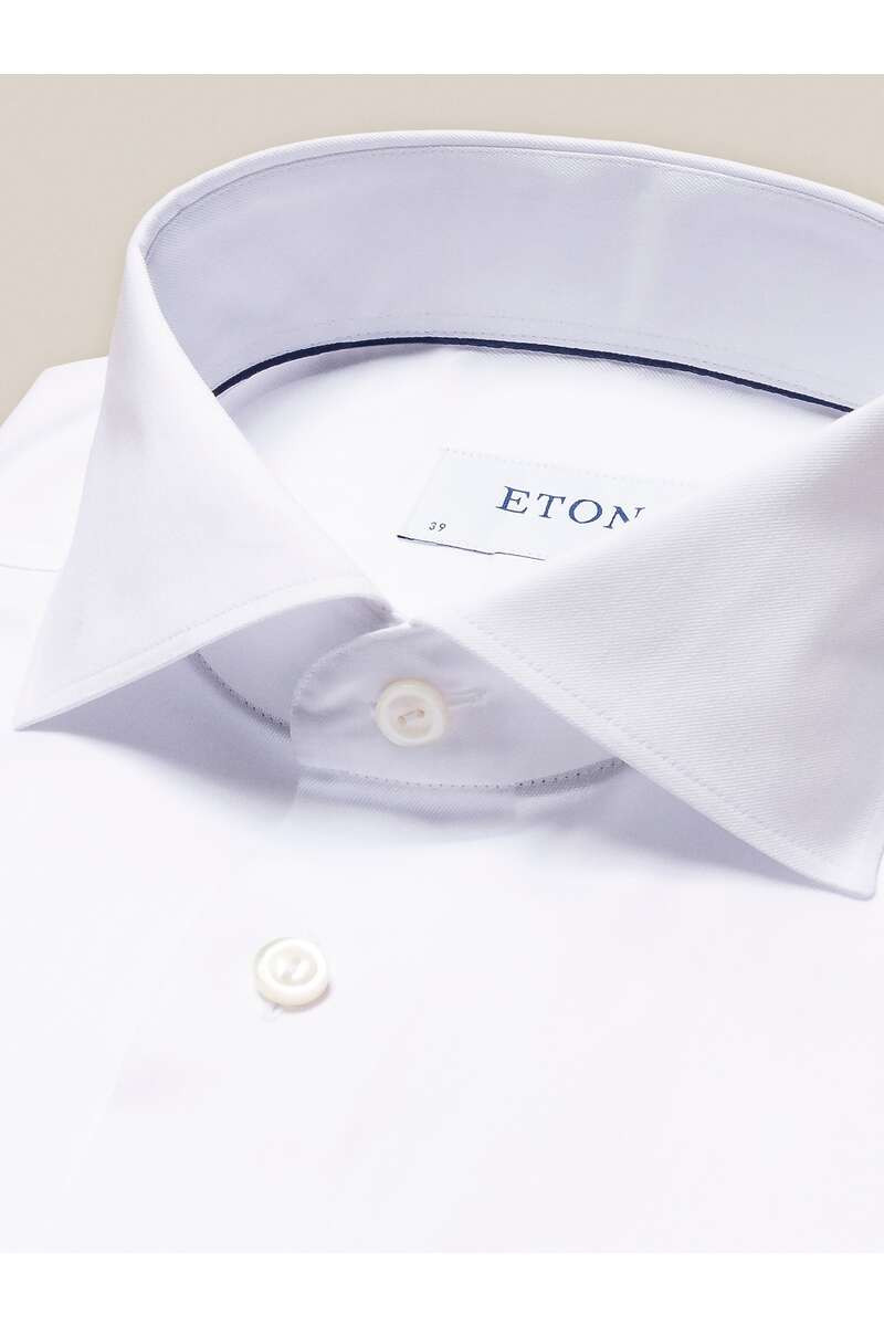 ETON Slim Fit Overhemd wit, Effen