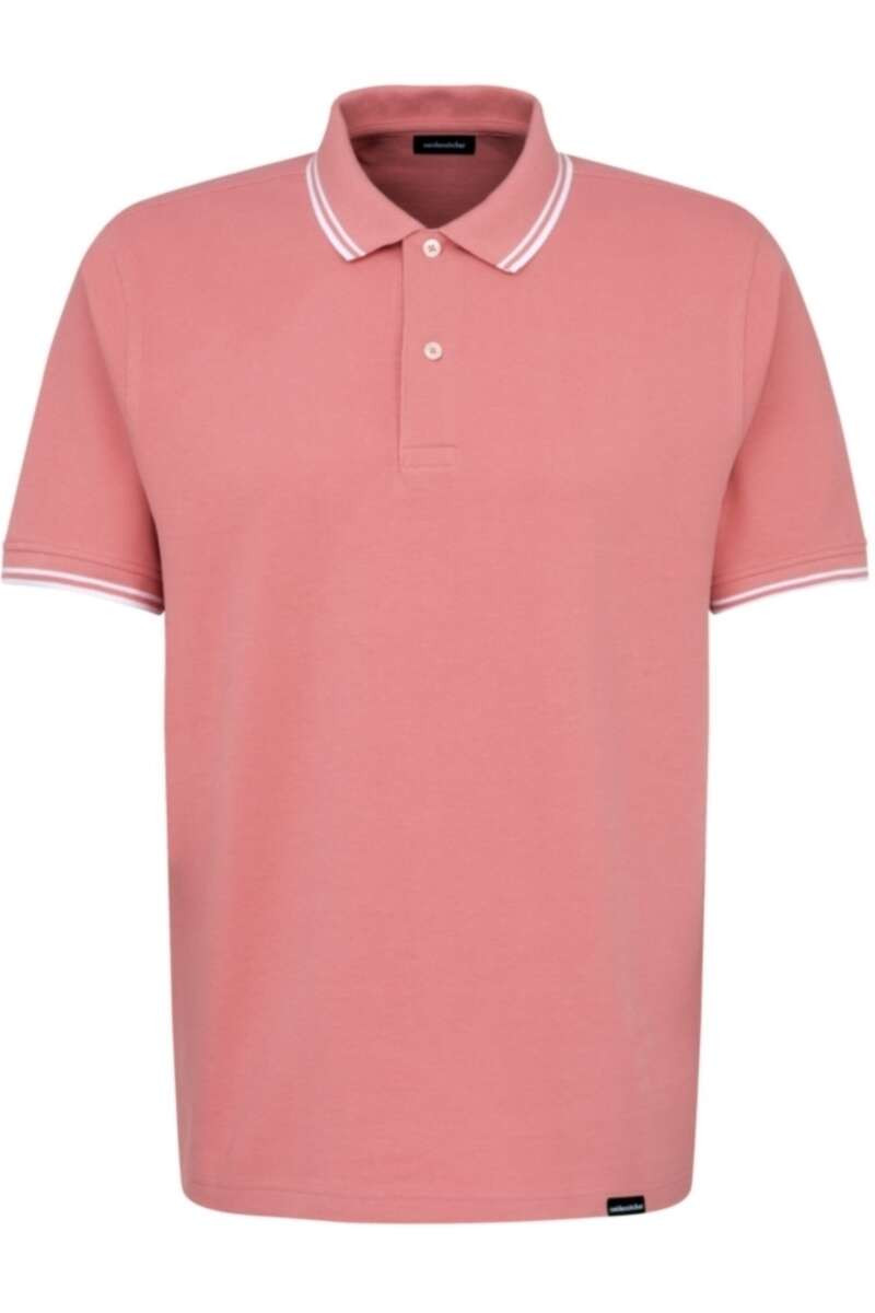 Seidensticker Regular Fit Polo shirt Korte mouw roze