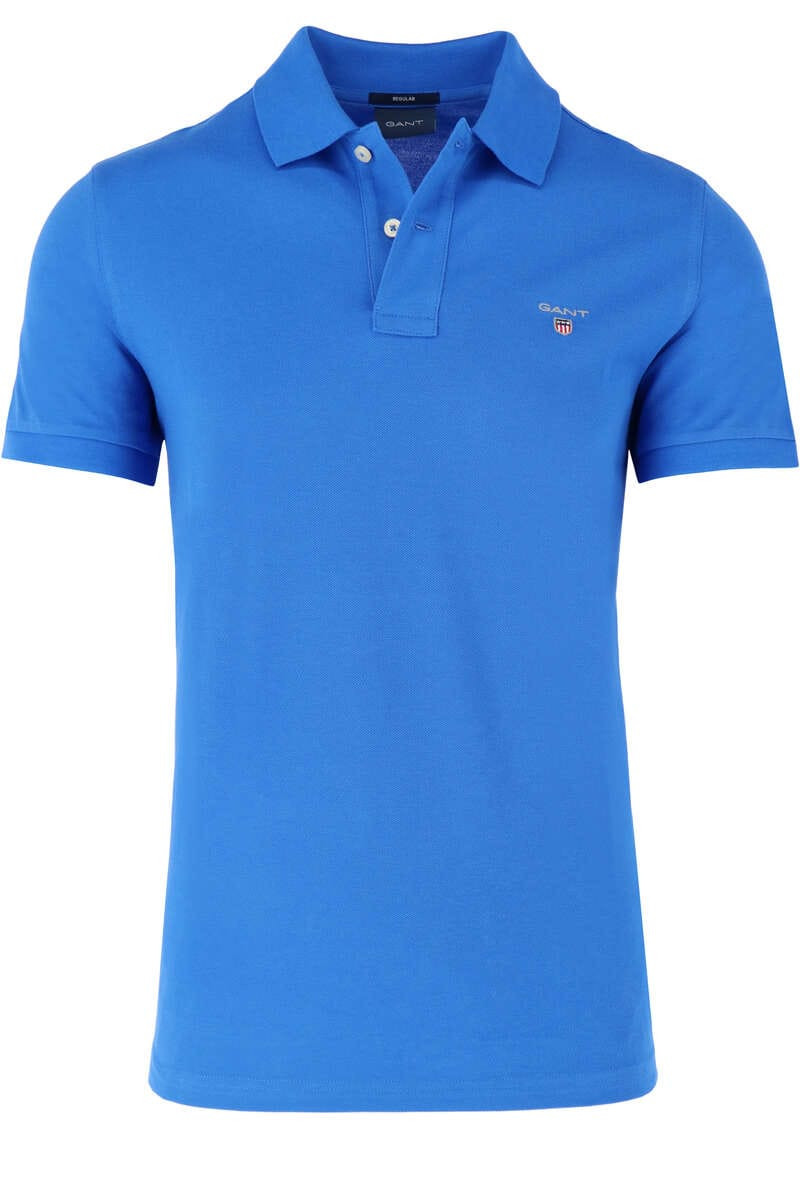 GANT Original Regular Fit Polo shirt Korte mouw blauw