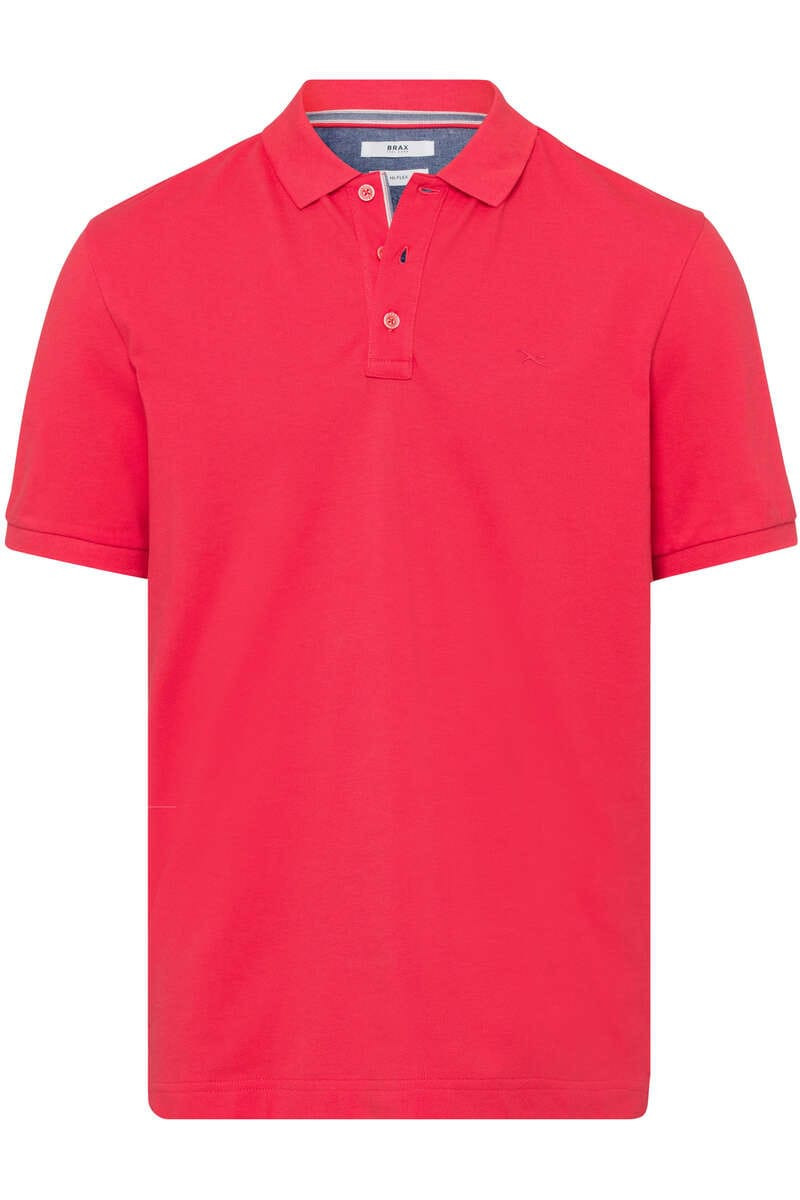 Brax Modern Fit Polo shirt Korte mouw rood