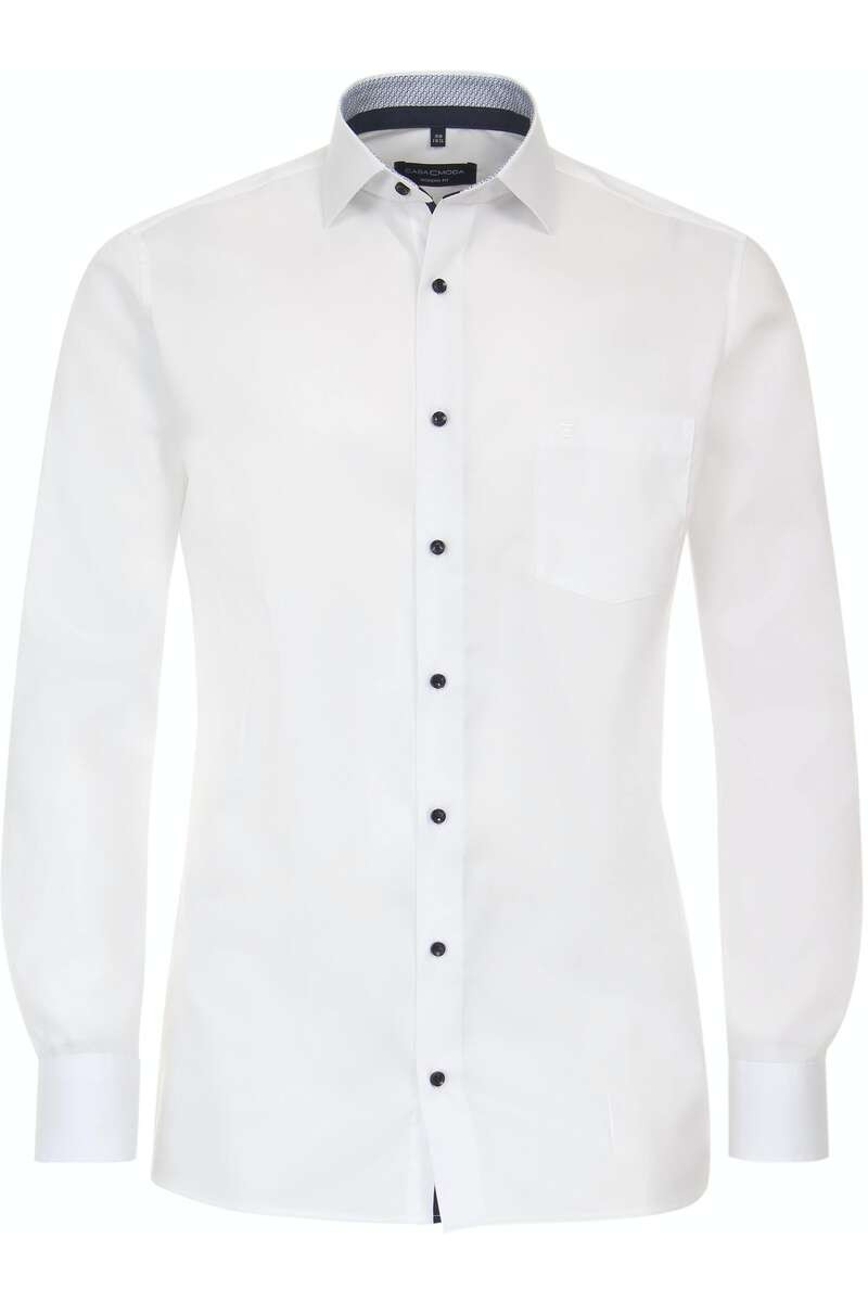 Casa Moda Modern Fit Overhemd wit, Effen