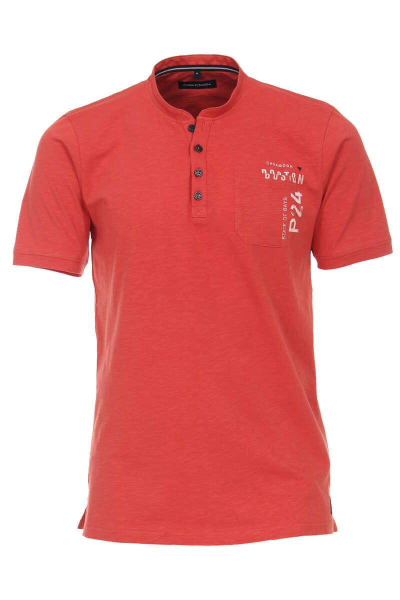 Casa Moda T-Shirt rood, Effen