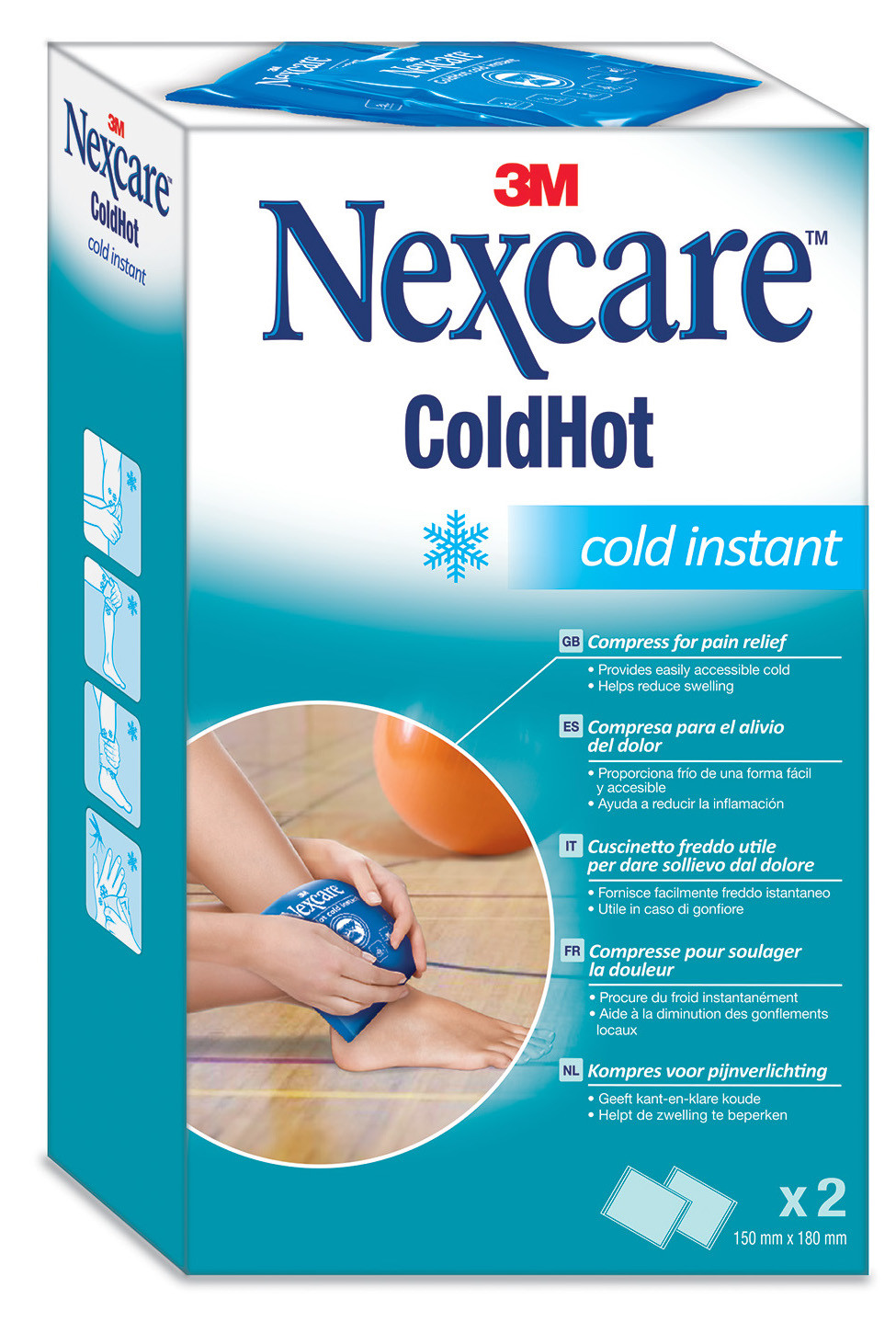 3M Nexcare Coldhot Instant Cold 2st