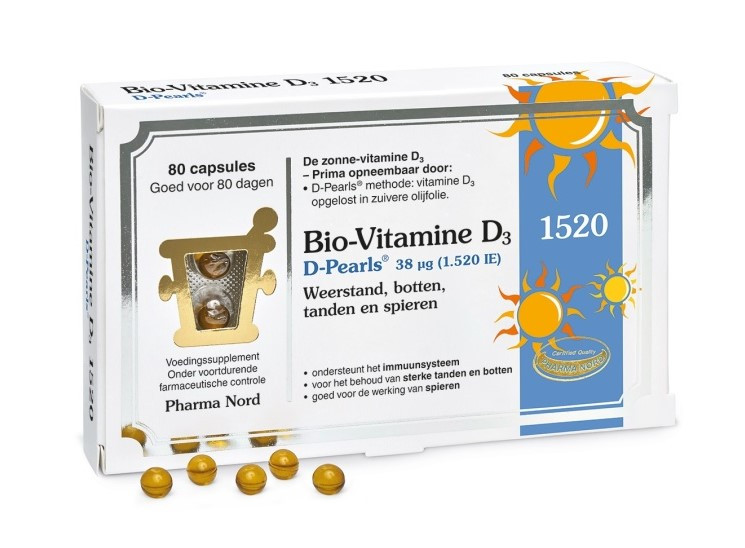 Pharma Nord Bio-Vitamine D3 D-Pearls 38mcg