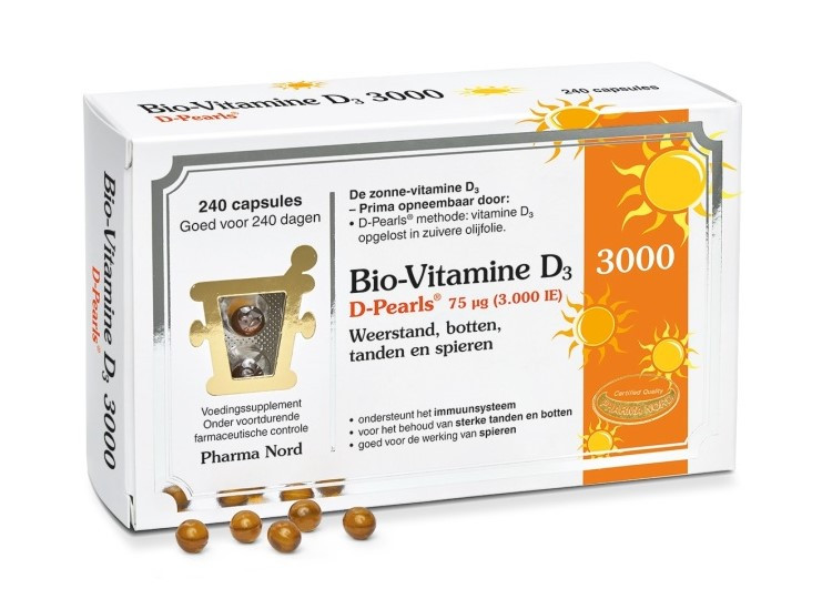 Pharma Nord Bio-Vitamine D3 D-Pearls 75mcg