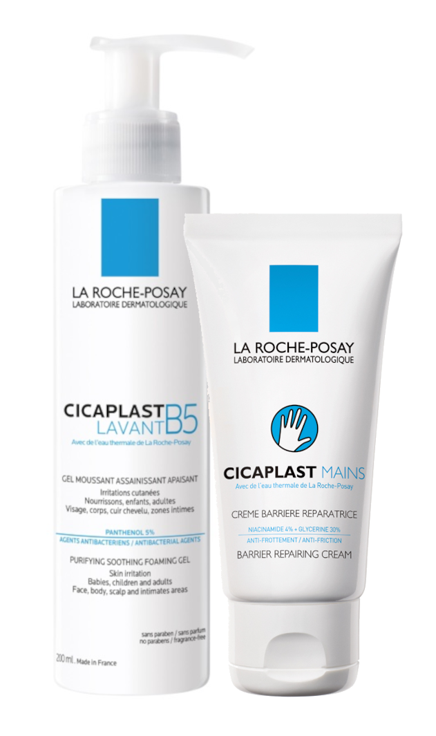 La Roche-Posay Cicaplast Wasgel B5 & Handcrème Combi-verpakking