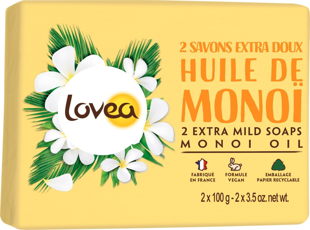 Lovea Zeep Monoï Olie - Extra Mild