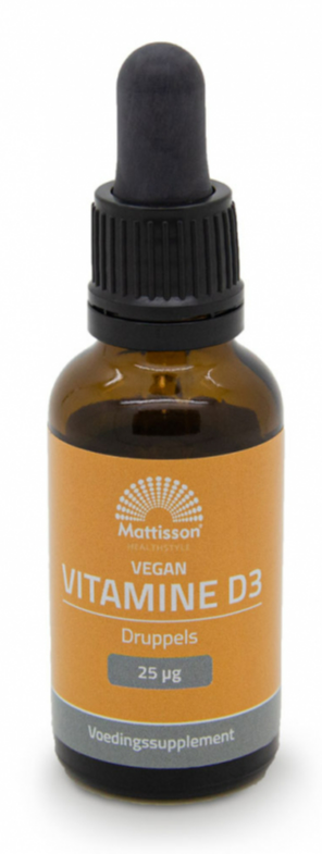 Mattisson HealthStyle Vitamine D3 Vegan Druppels