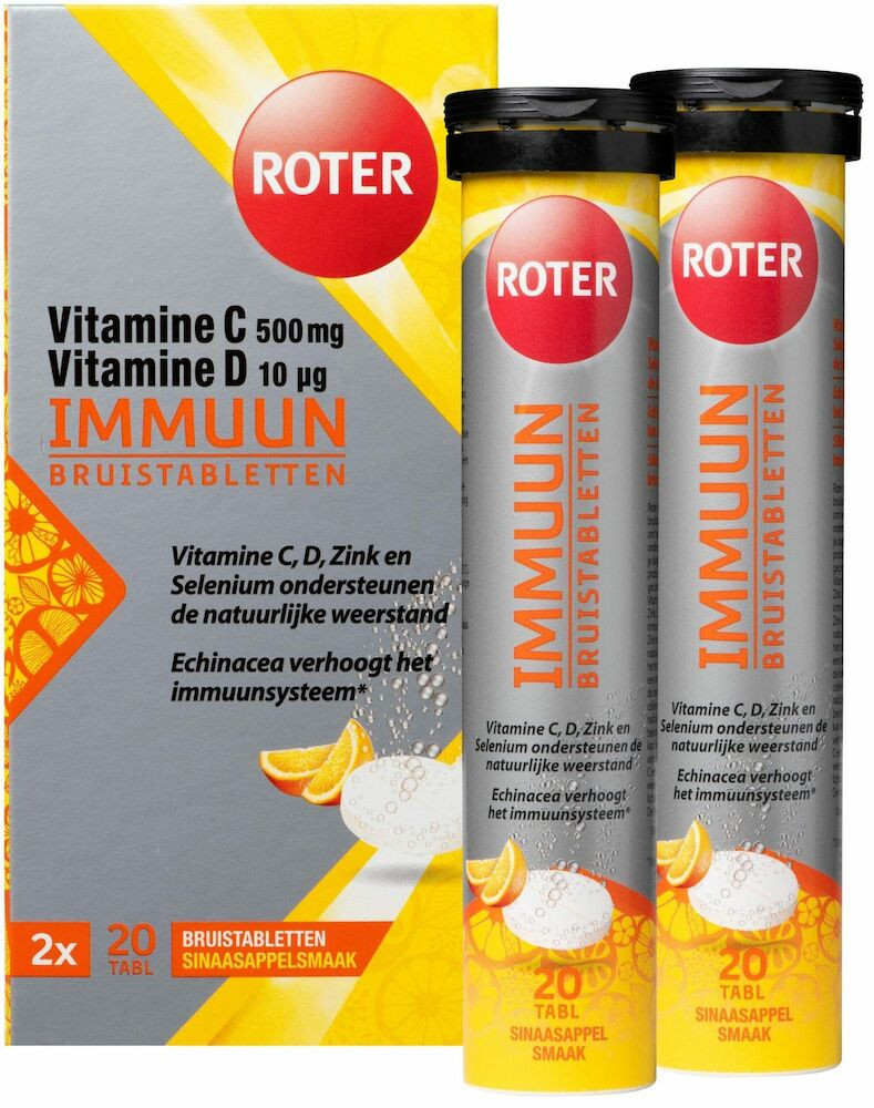 Roter Vitamine C & D Immuun Bruistabletten