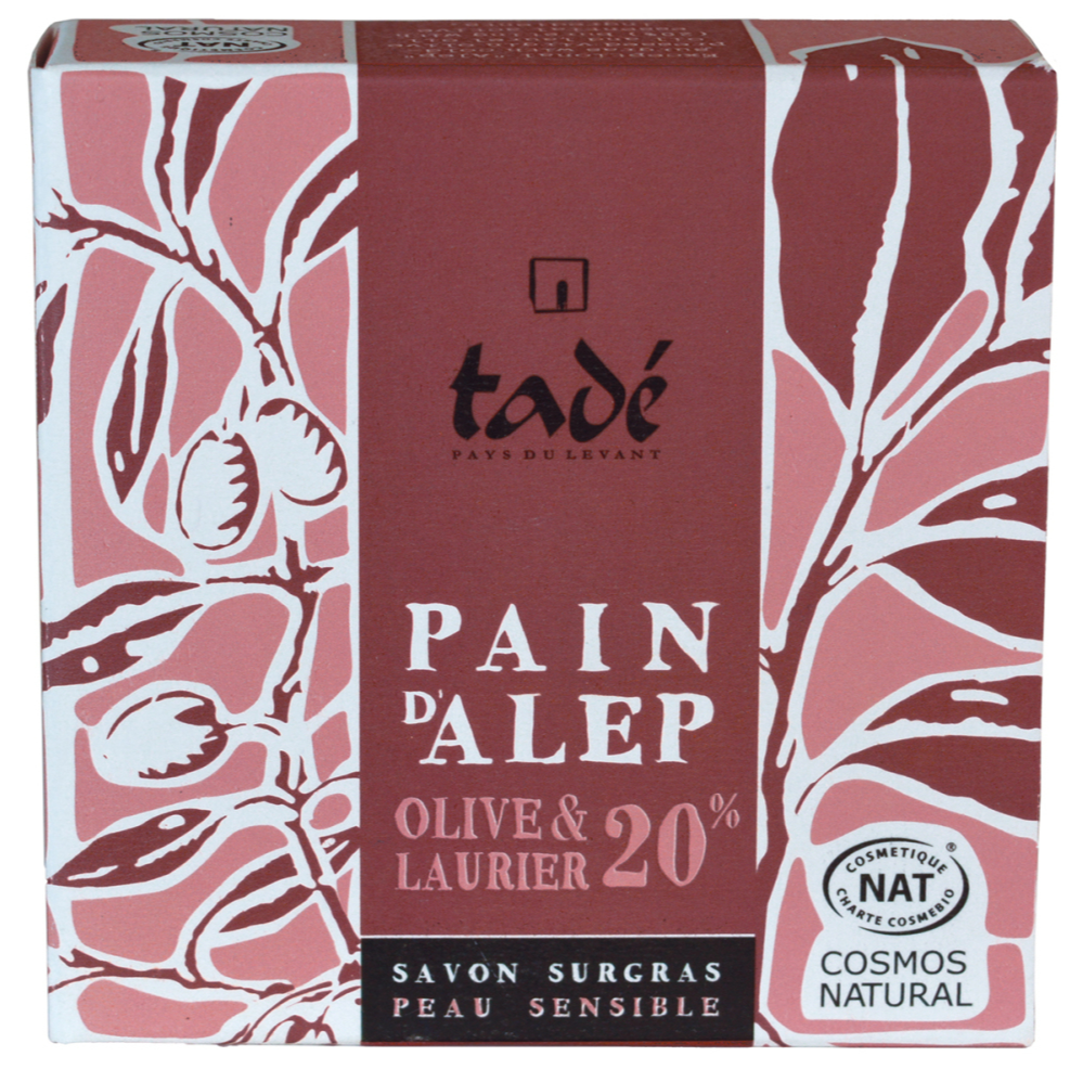 Tadé Pain D&apos;Alep Olive & Laurier 20% Zeep