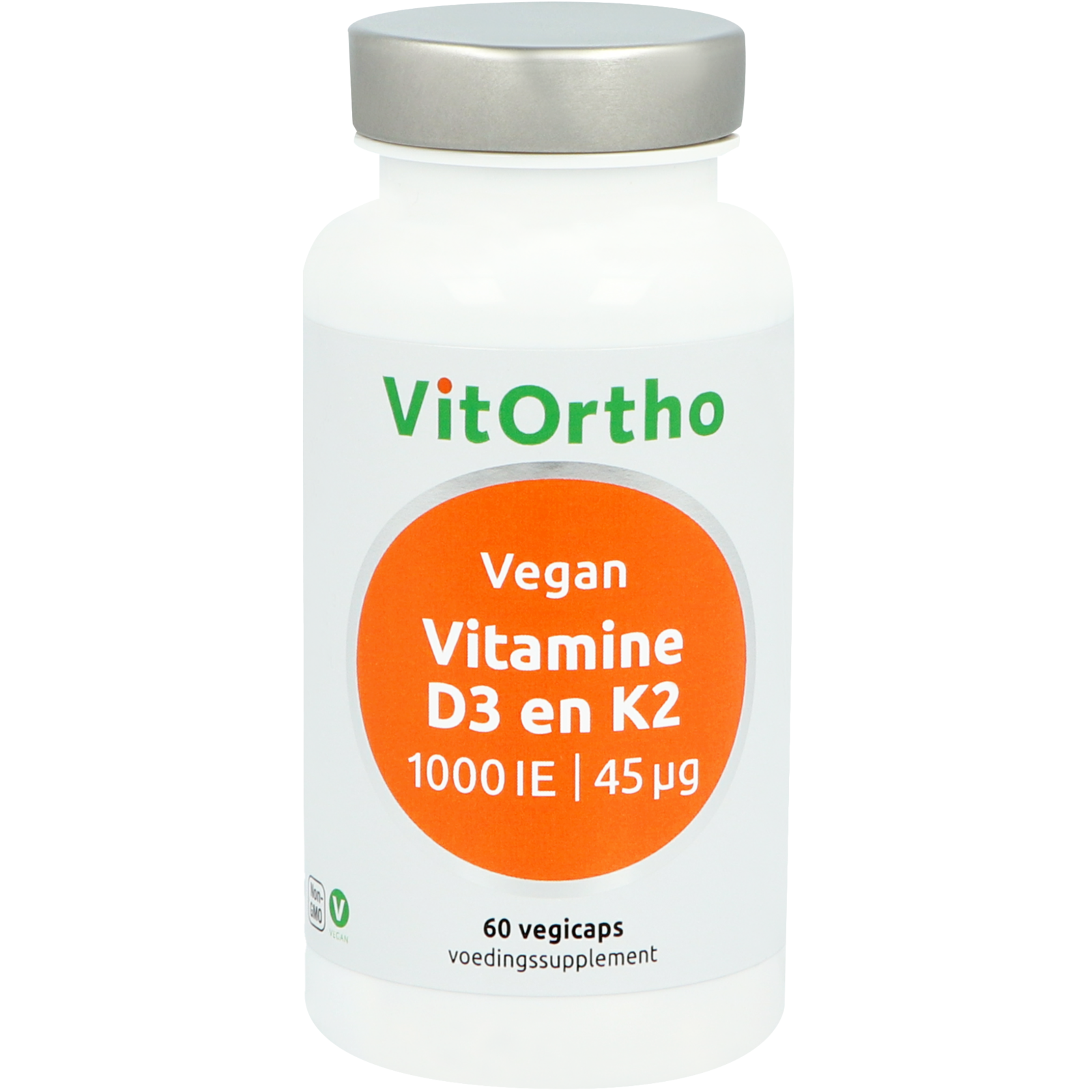 VitOrtho Vitamine D3 en K2 Vegan Capsules