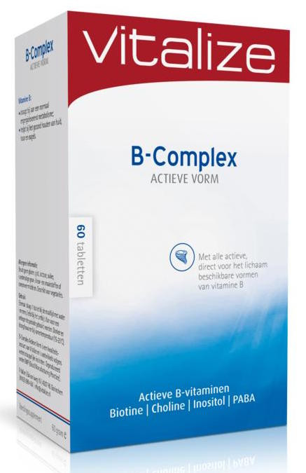 Vitalize B-Complex Actieve Vorm Tabletten