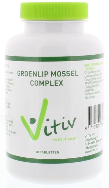Vitiv Groenlip Mossel Complex Tabletten