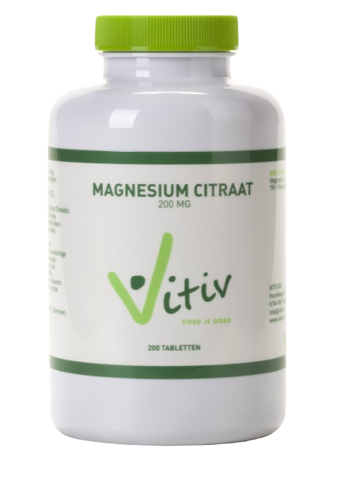 Vitiv Magnesium Citraat 200mg Tabletten
