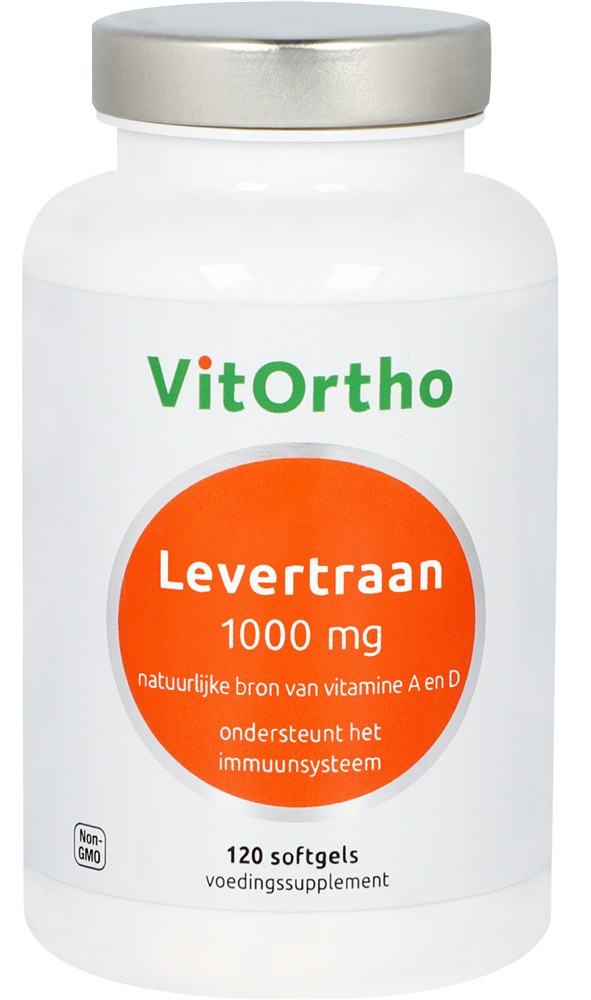 VitOrtho Levertraan 1000 mg Softgels