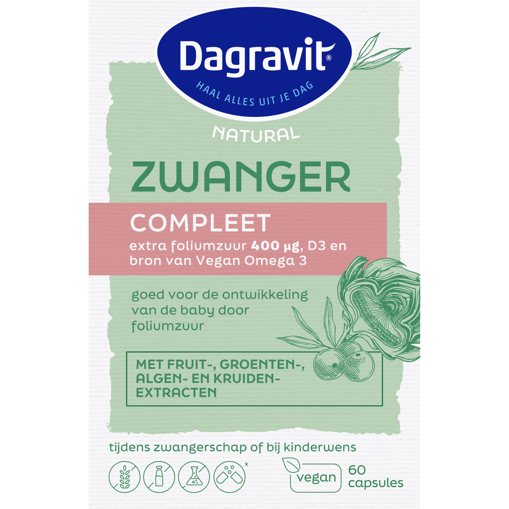 Dagravit Natural Zwanger Compleet Multivitaminen Capsules
