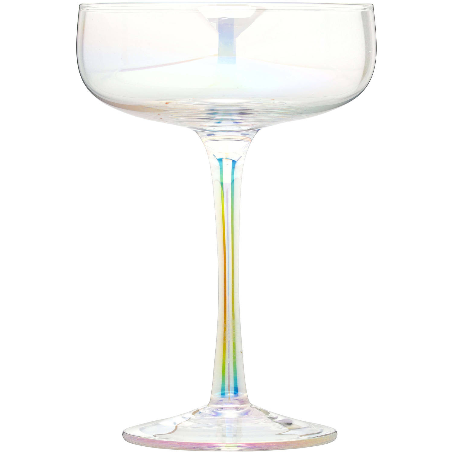 Blokker Soft Shades coupe glas iriserend - 26cl