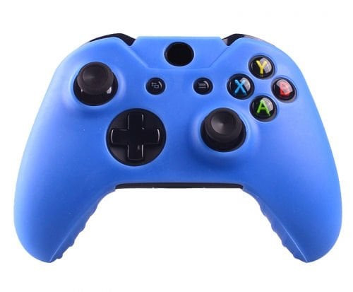 Silicone Beschermhoes Skin voor Xbox One (S) Controller - Blauw