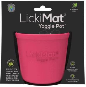 Lickimat - Yoggie Pot Hond 8cm