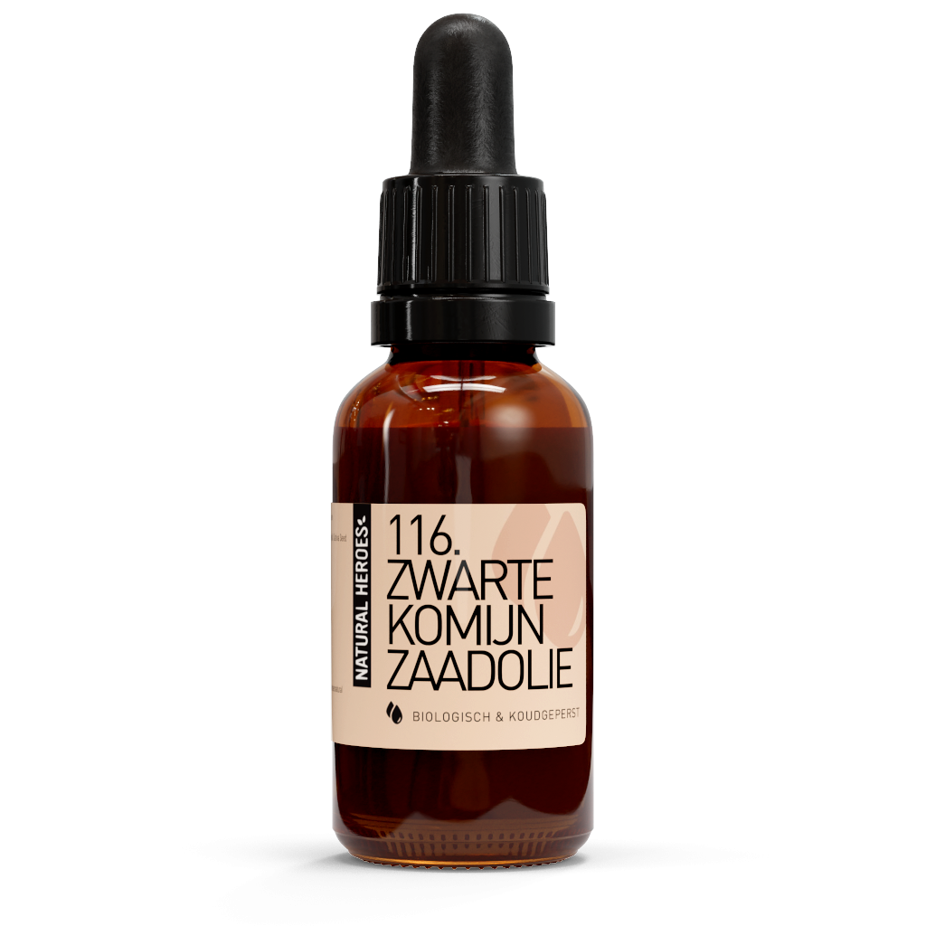 Zwarte Komijnzaadolie (Biologisch & Koudgeperst) 30 ml