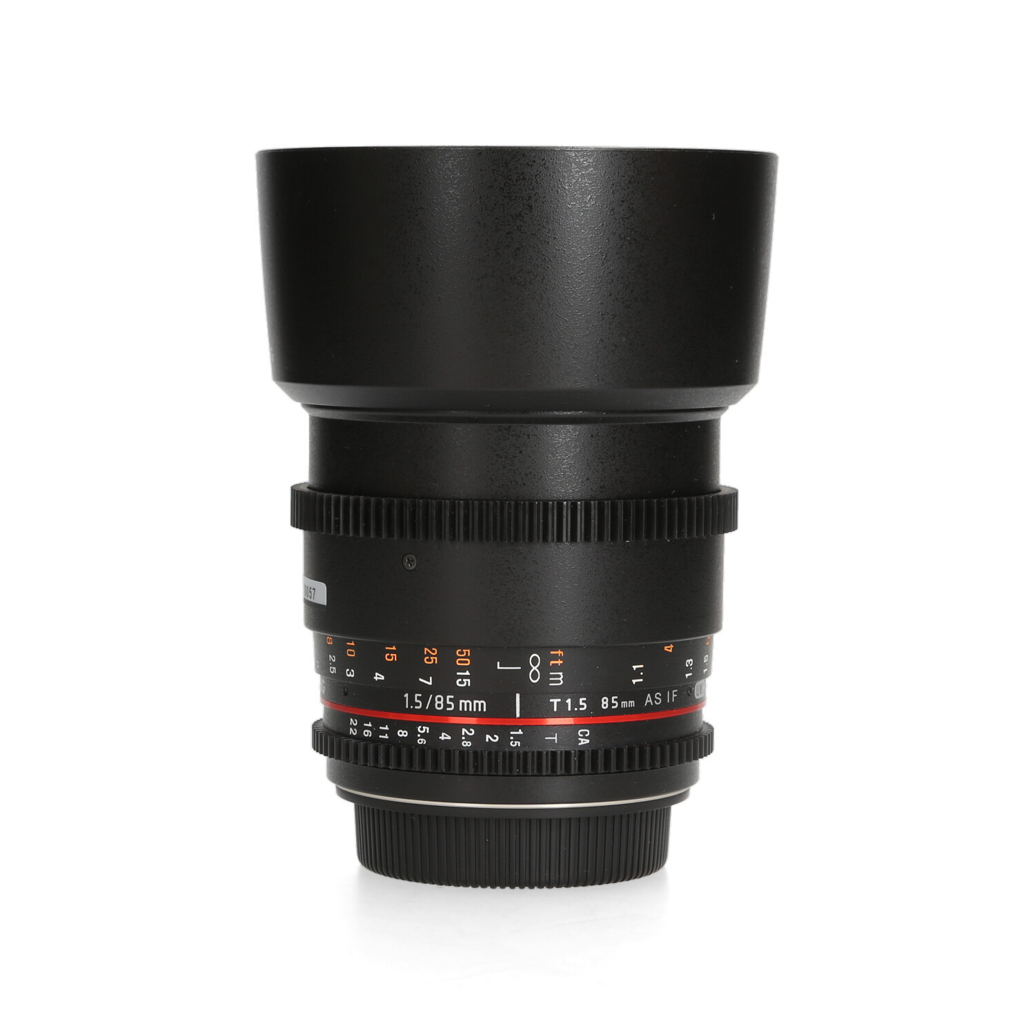 Samyang 85mm prime cine lens T1.5 ( AS UMC II) - Canon - Incl. Btw