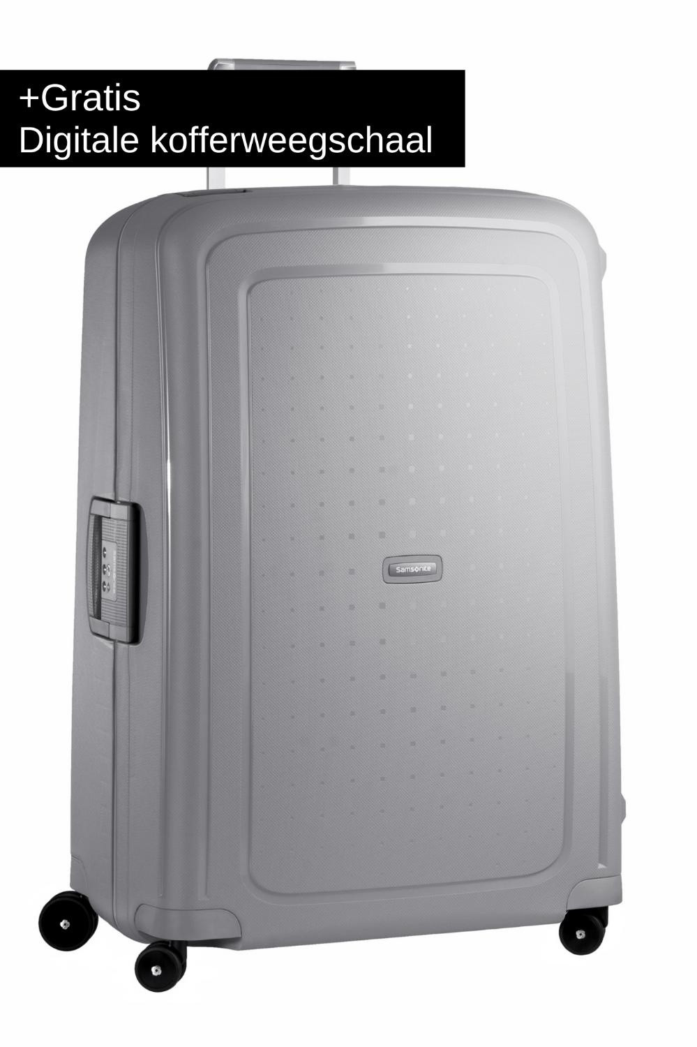 SAMSONITE S&apos;CURE SPINNER 81 ZILVER