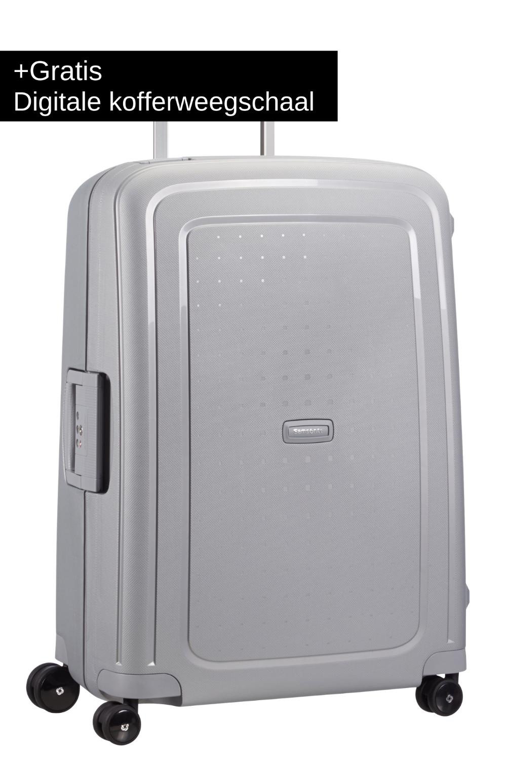 SAMSONITE S&apos;CURE SPINNER 75 ZILVER