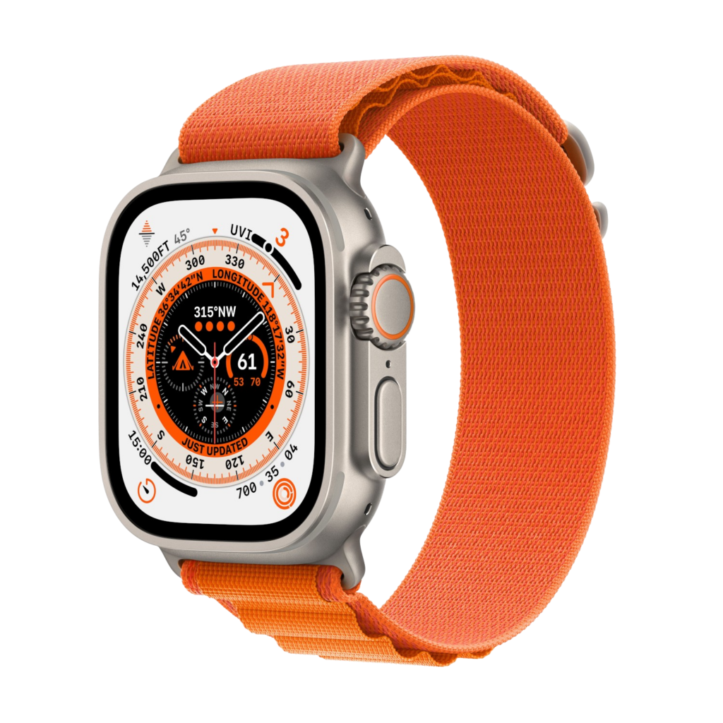 Refurbished Apple Watch Ultra 1 49mm Oranje Zichtbaar gebruikt