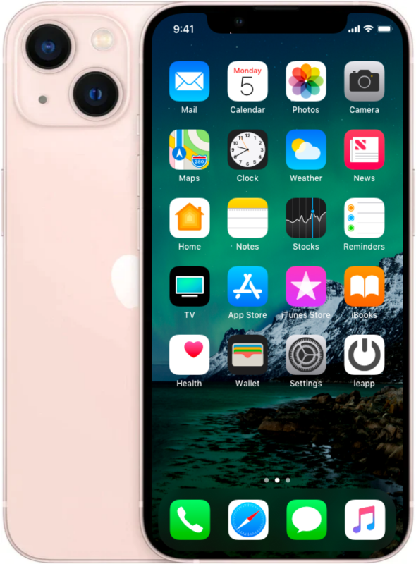 Refurbished iPhone 13 256gb Roze Als nieuw