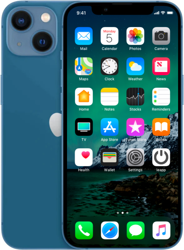 Refurbished iPhone 13 128gb Blauw Als nieuw