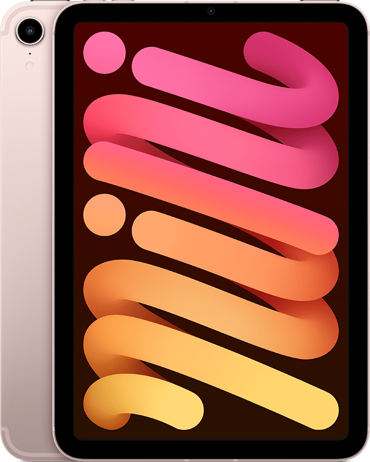 Refurbished iPad mini (6e) Wi Roze Als nieuw