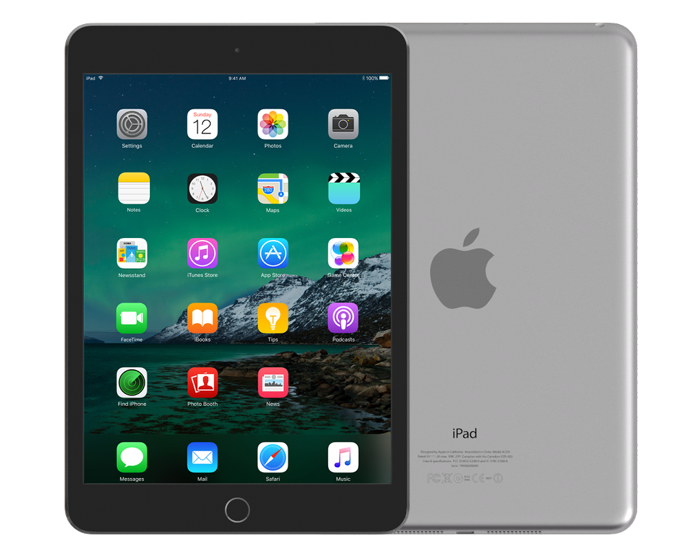 Refurbished iPad Mini 4 4g 16gb Spacegrijs Als nieuw