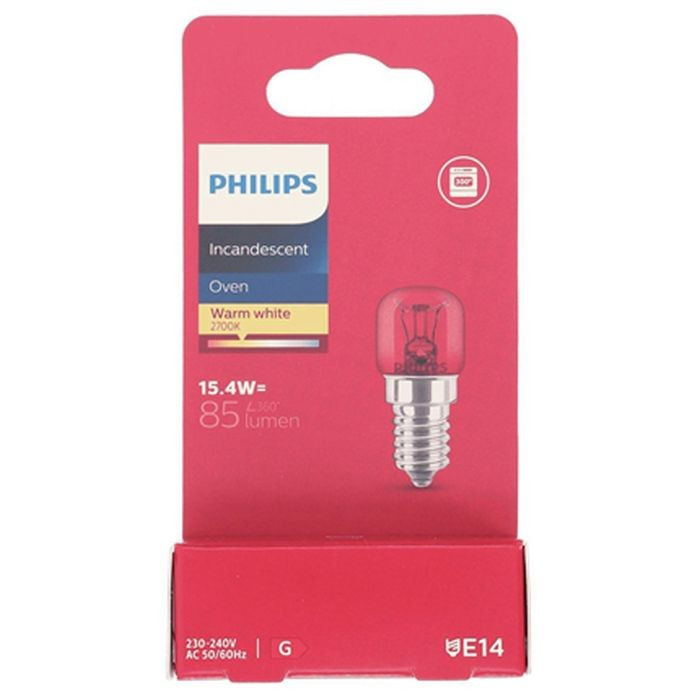 Philips Ovenlamp E14 15W 300° Buis Short