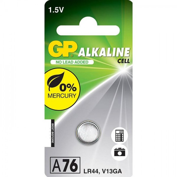 GP Knoopcel Alkaline Batterij 76A-LR44