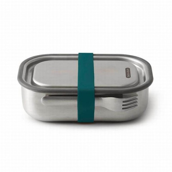 Black&Blum 3in1 lunchbox silicone ocean 1 liter roestvrijstaal (L)