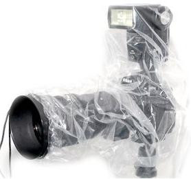 Handige Regenhoes voor DSLR en systeemcamera's - 2 stuks