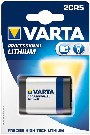 Varta Professional Photo Lithium batterij - 2CR5