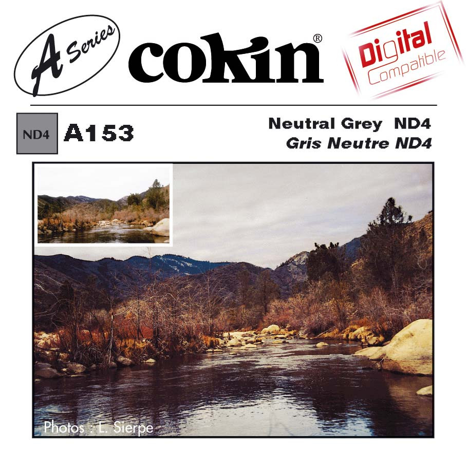 Cokin A-serie Filter - A153 Neutraal Grijs ND4 (0.6)