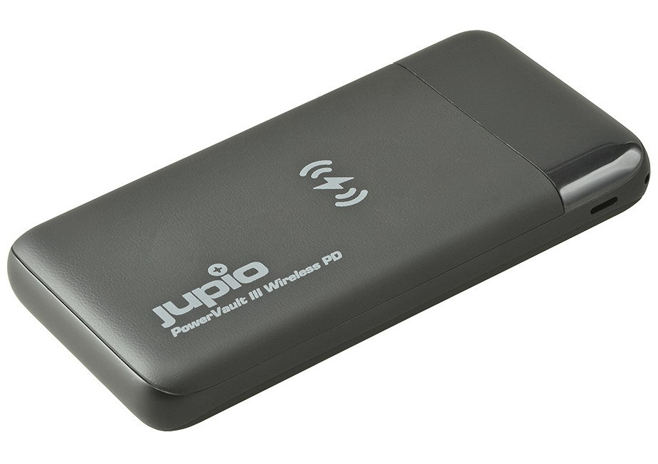 Jupio PowerVault III 10.000mAh powerbank en Wireless Qi oplader - Ondersteunt PD