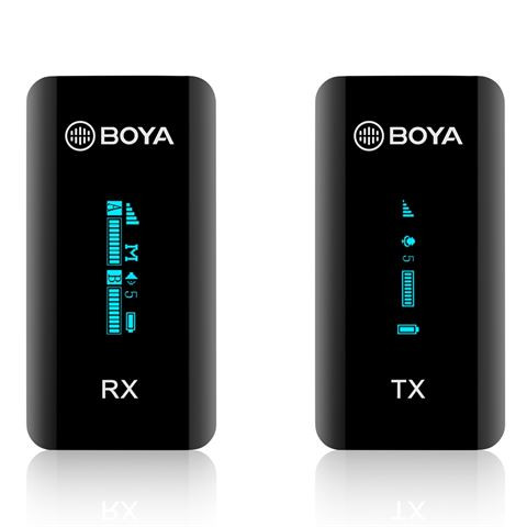 Boya 2.4 GHz Ultra-Compacte Microfoon Draadloos BY-XM6-S1