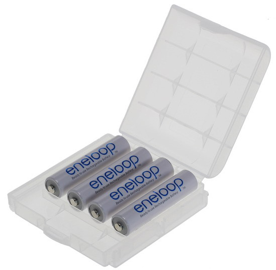 4 x AAA Panasonic Eneloop batterijen - 800mAh