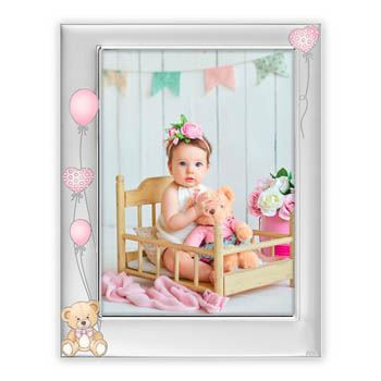 Baby Fotolijst B17346P Ivan Pink 10x15 cm